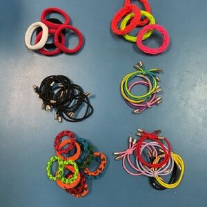 Hair ties Multicolor  33  qty